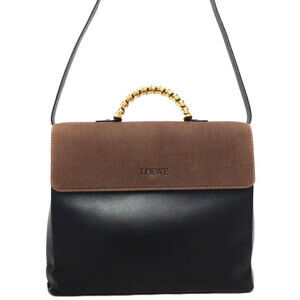 LOEWE Velzquez Leather Shoulder Bag Handbag Bag